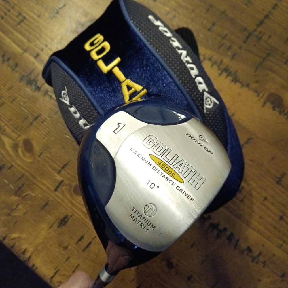 Dunlop Goliath 450cc Driver 10 Degree Titanium Matrix Aldila Mid-Firm Flex Blue
